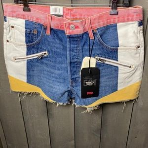 Levi’s 501 High Rise Cutoff Shorts Non Stretch Size 32 NWT